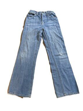Boy's Seventy Seven Lightwash Distressed Jeans Adjustable Waist SZ 14 Slim Boot